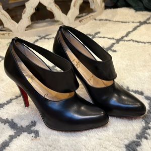 Christian Louboutin Black Leather Heels